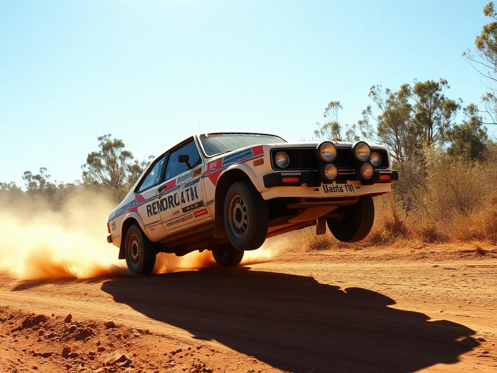 Fluffy Duck Rally — jump section, 2024